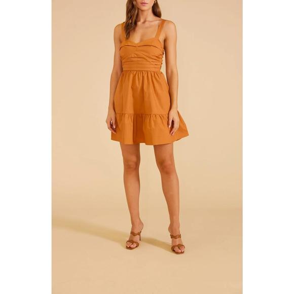 NEW MINKPINK serano mini dress in ginger - Picture 2 of 3